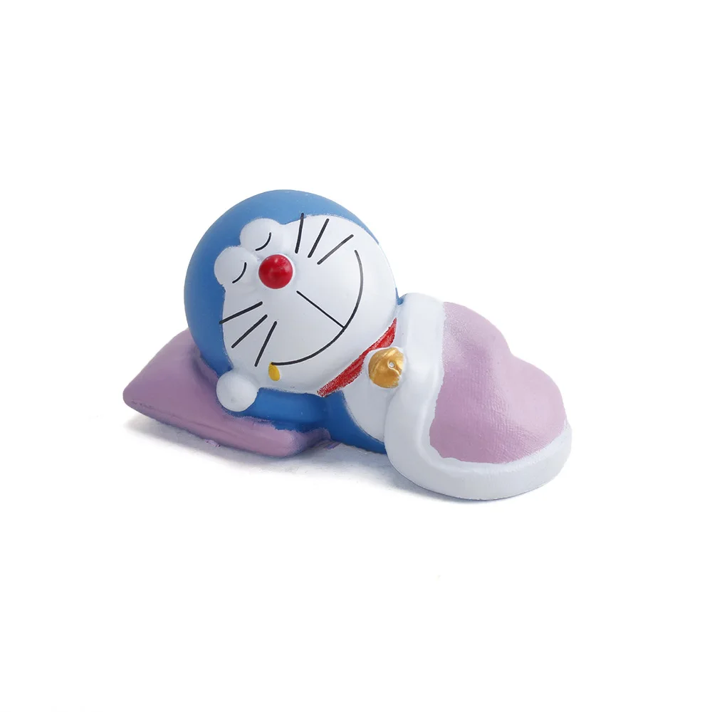 Doraemon Kawaii Pvc Anime Action Figure Handgemachte Modell Spielzeug Nette Sammlung Puppe Dekoration Kinder Charme Geburtstag Geschenk