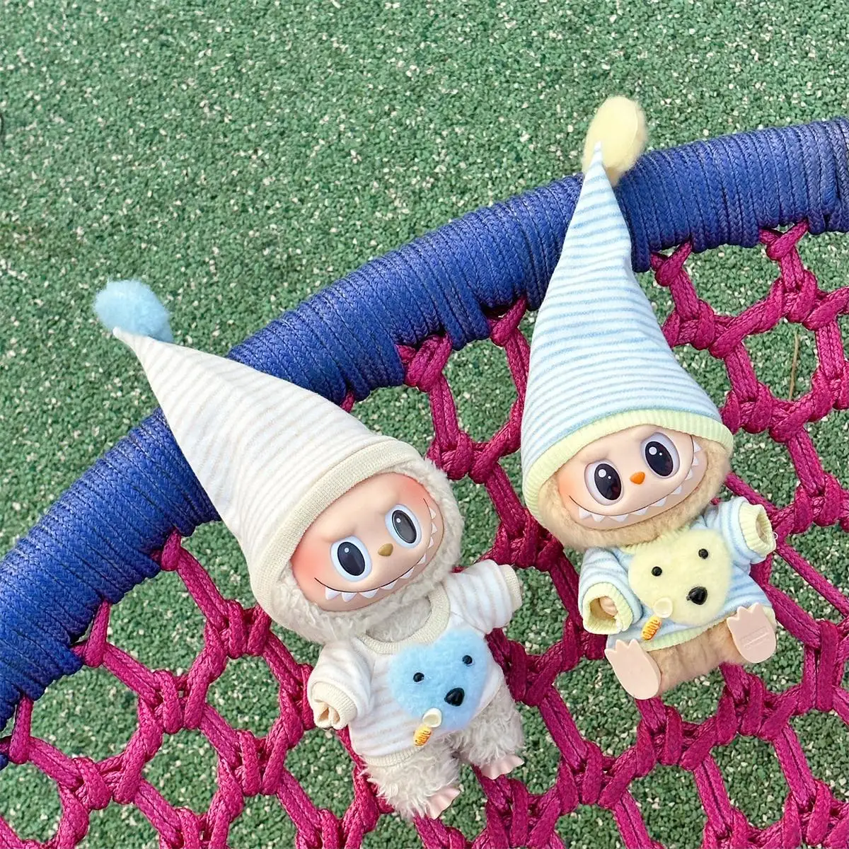 

Для/лот, 17 см, одежда Labubu, сердцебиение, макароны, виниловая кукла Labubu, одежда для переодевания или изменения других хлопковых кукол, одежда