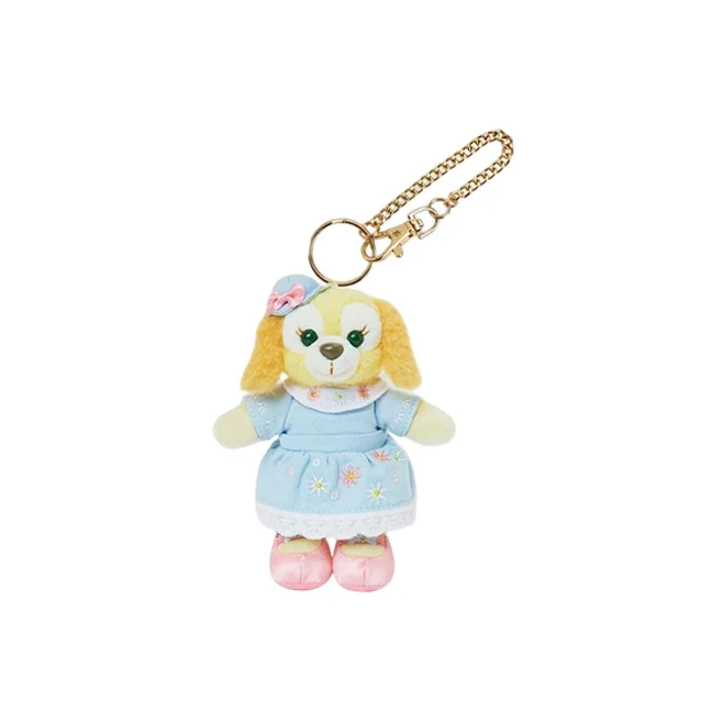 Disney 2023 Spring CookieAnn Duffy And Friends, Spring Floral Scent Yellow Blue Dolls Plush Charm 13cm Height 400060347884