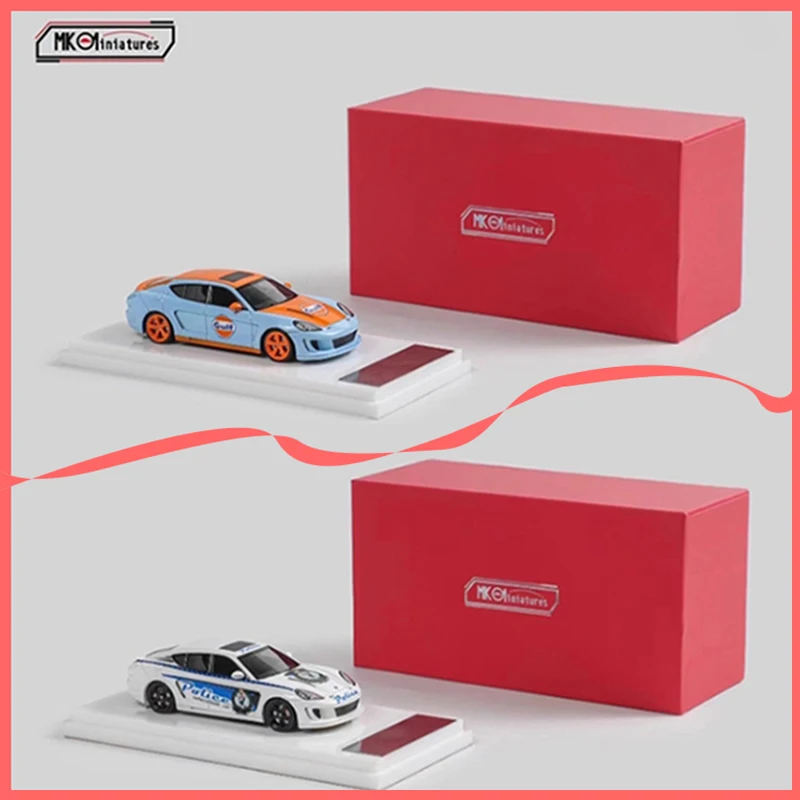

MK миниатюры MKM 1:64 Panamera модифицированная смоляная модель автомобиля классика сувенир для взрослых подарок статический дисплей