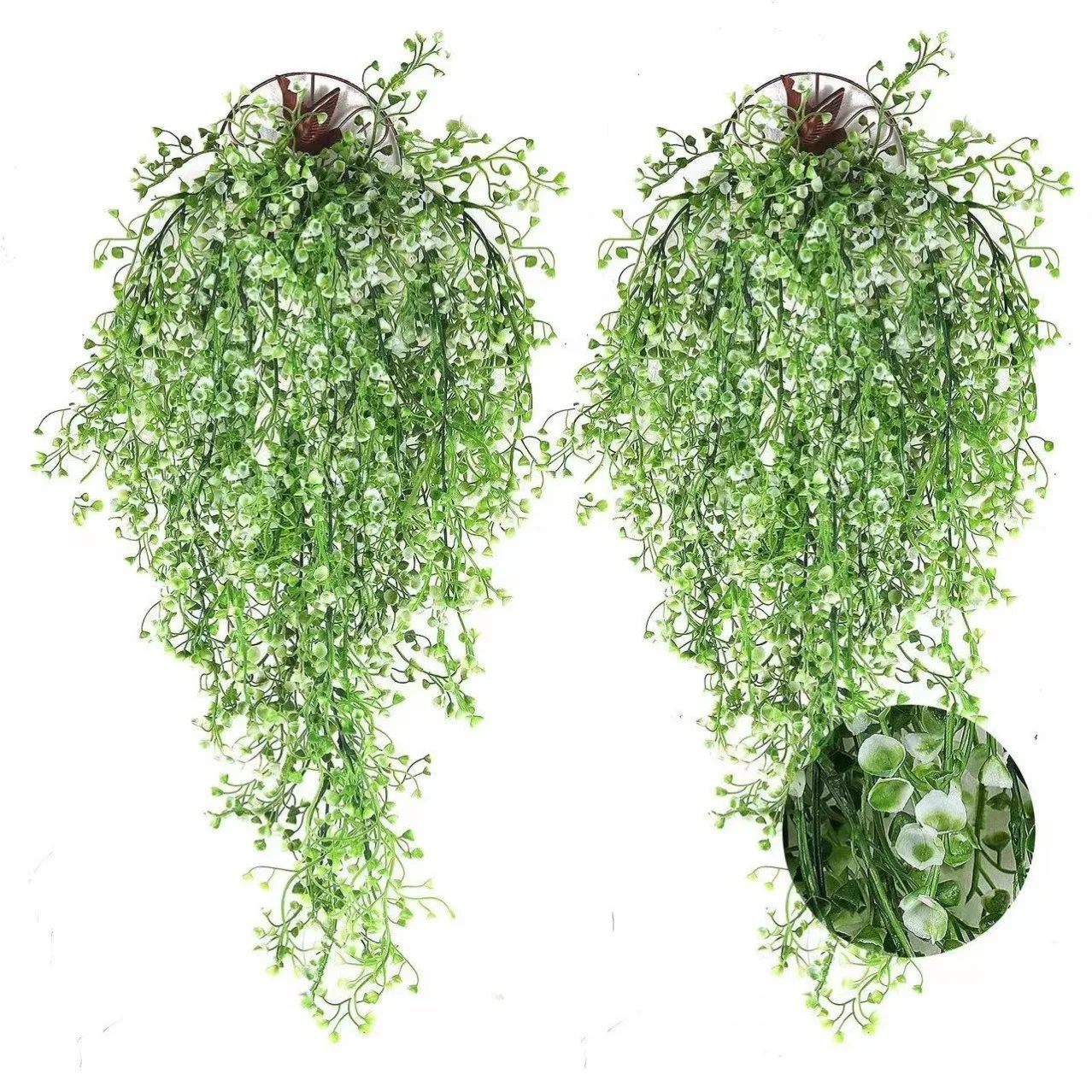 1/2Pcs 80CM Artificial Plants Vine Hanging Leaves Vines for Home Room Decor Garden Wedding Decoration Outdoor Decor Fake Plant