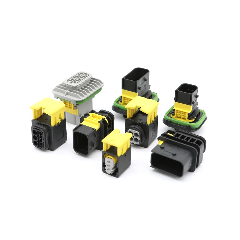 1-1418390-1 4-PIN موصل السيارات TE نوع الطاقة الجديدة موصل مقاوم للمياه سلك تسخير المكونات الذكور