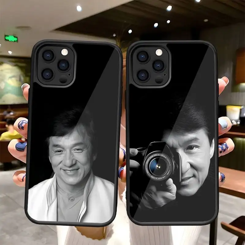 Kung Fu Star Jackie Chan Phone Case PC+TPU For Iphone 12 Pro Max 14 11 13 Mini 6S 7 8 Plus X Xs XR Shockproof Back Cover