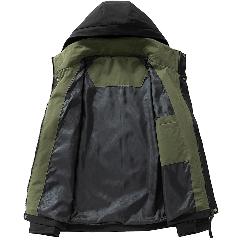 CHRLCK Men's Waterproof Running Jackets Windproof Windbreakers Spring Autumn Women Hiking Camping Fishing Trekking Coats Unisex