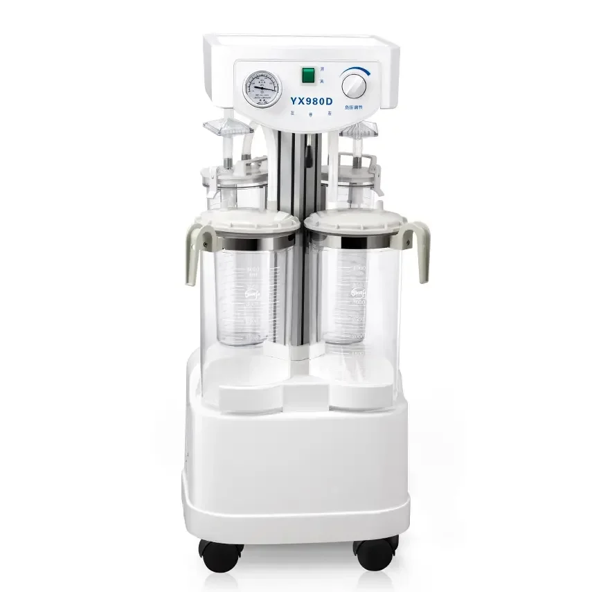 Medical Mobile Aspirator Apparatus Vacuum Electric Suction Machine