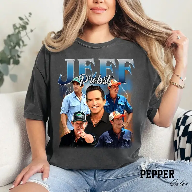 

Comfort Colors® Jeff Shirt Jeff Unisex Shirt Vintage Jeff Probst Gift For Him and HerJeff Probst Survivor graphic