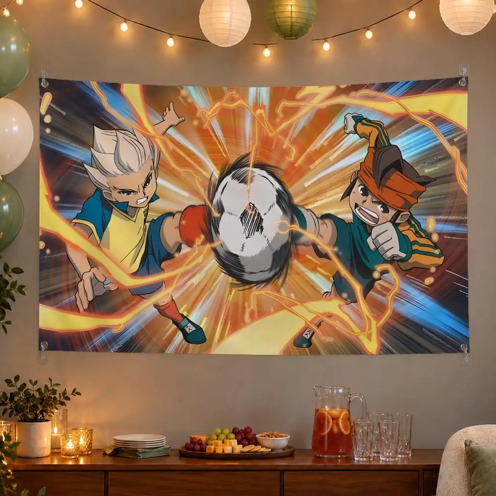 Trending Anime Inazuma Eleven Flags Wall Hanging Banner Indoor Outdoor Party Home Wall Decor Backdrop
