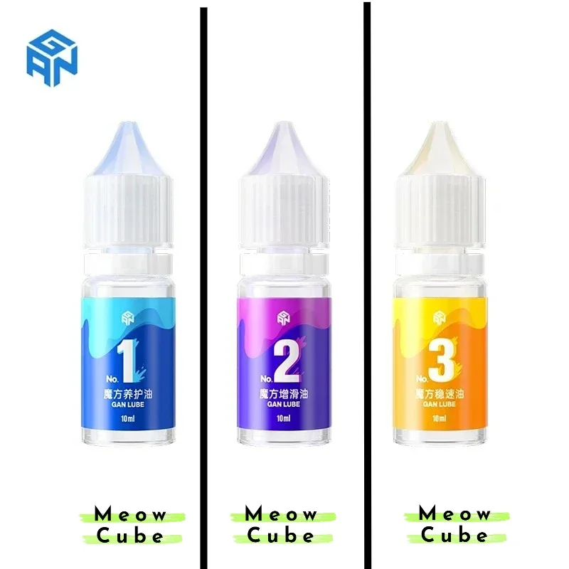 HOT ![MeowCube] GAN Lube 10mL GAN Magic Lube GAN 2ml Lubricating Oil for GAN Standard Lube GAN Lubricant for Magic Cube Speed