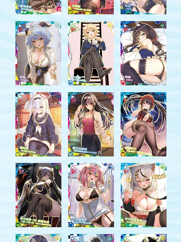 Goddess Collection Card Beautiful And Elegant Project 2 Hobby Personal Collectible Cards Doujin Booster Box Birthday Gifts