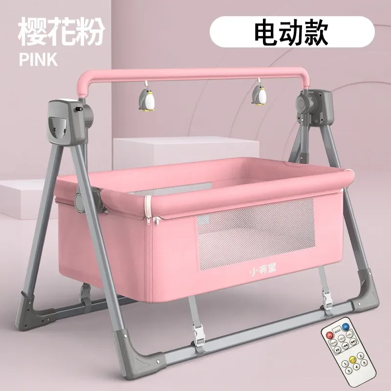 for Cross-border Baby Multi-functional Electric Cradle Rocking Chair Newborn Smart Soothing Sleeping Basket Artifact