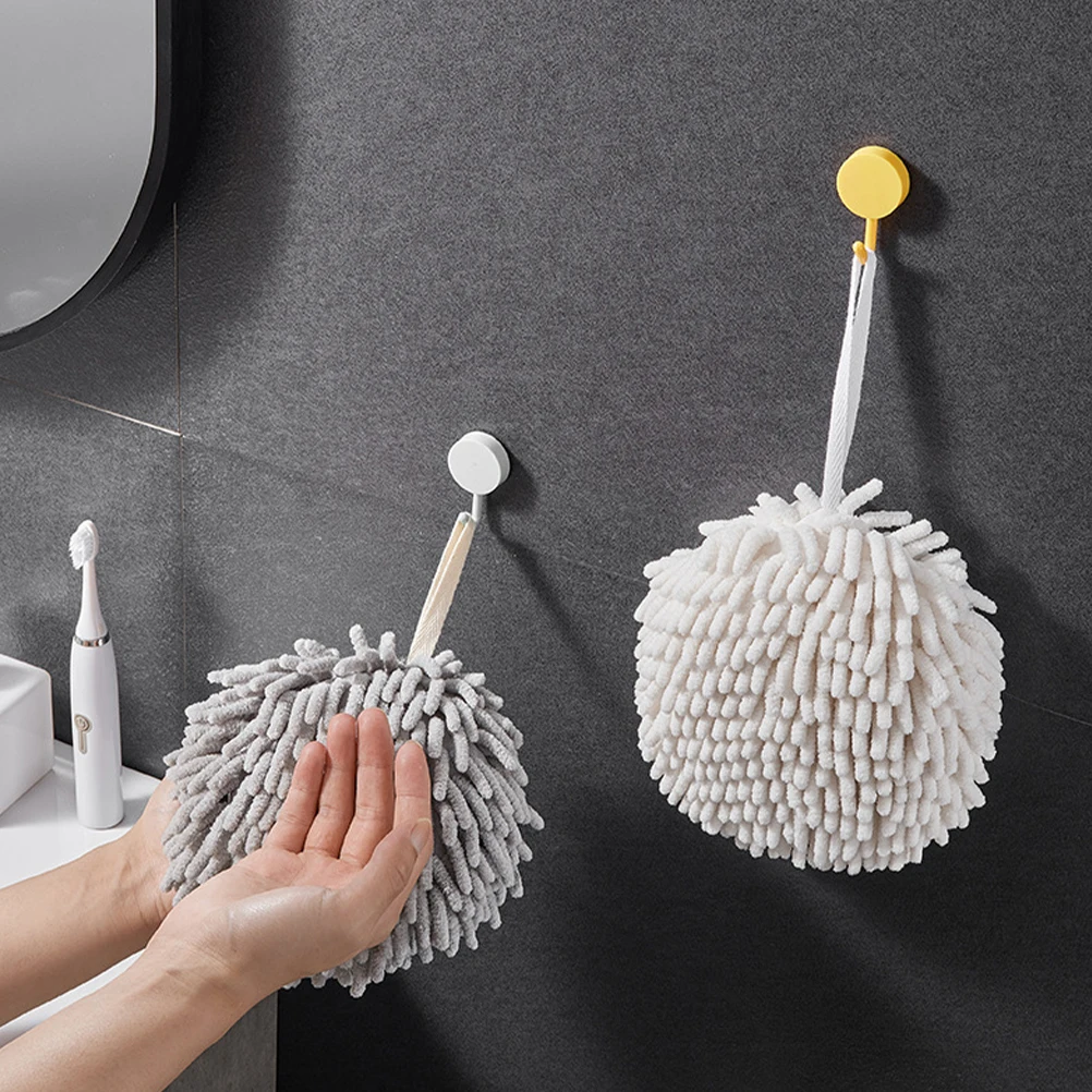 

4pcs Hand Quick Dry Hanging Water Absorption Towel Absorbent Bath Kitchen Bathroom Hanging Hand Towels Water Gadgets Home