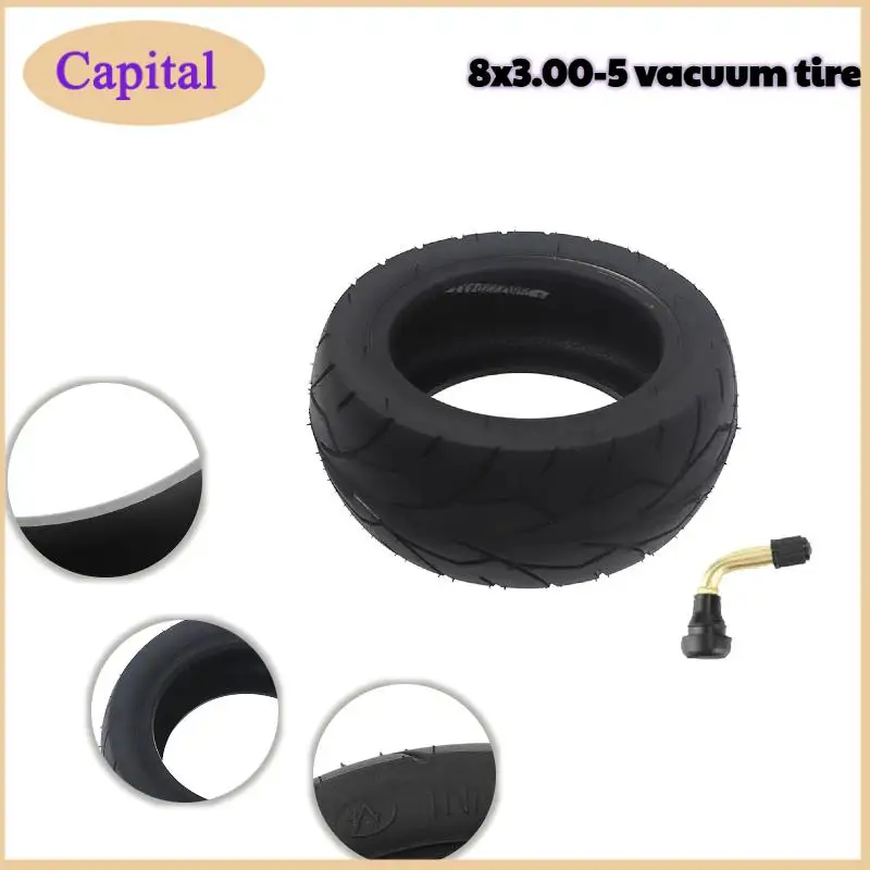 

Highly capable 8x3.00-5 vacuum tire suitable for electric scooter 8-inch tubeless tire