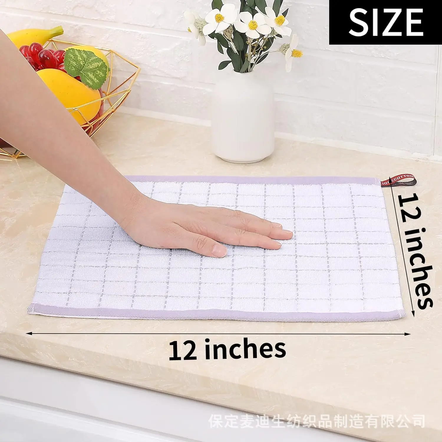 

Kitchen Towels Dishwashing Cloths Home Dining Mats Napkin Lazy People Wipe Glass Tables Without Shedding Absorbent Easy Clean