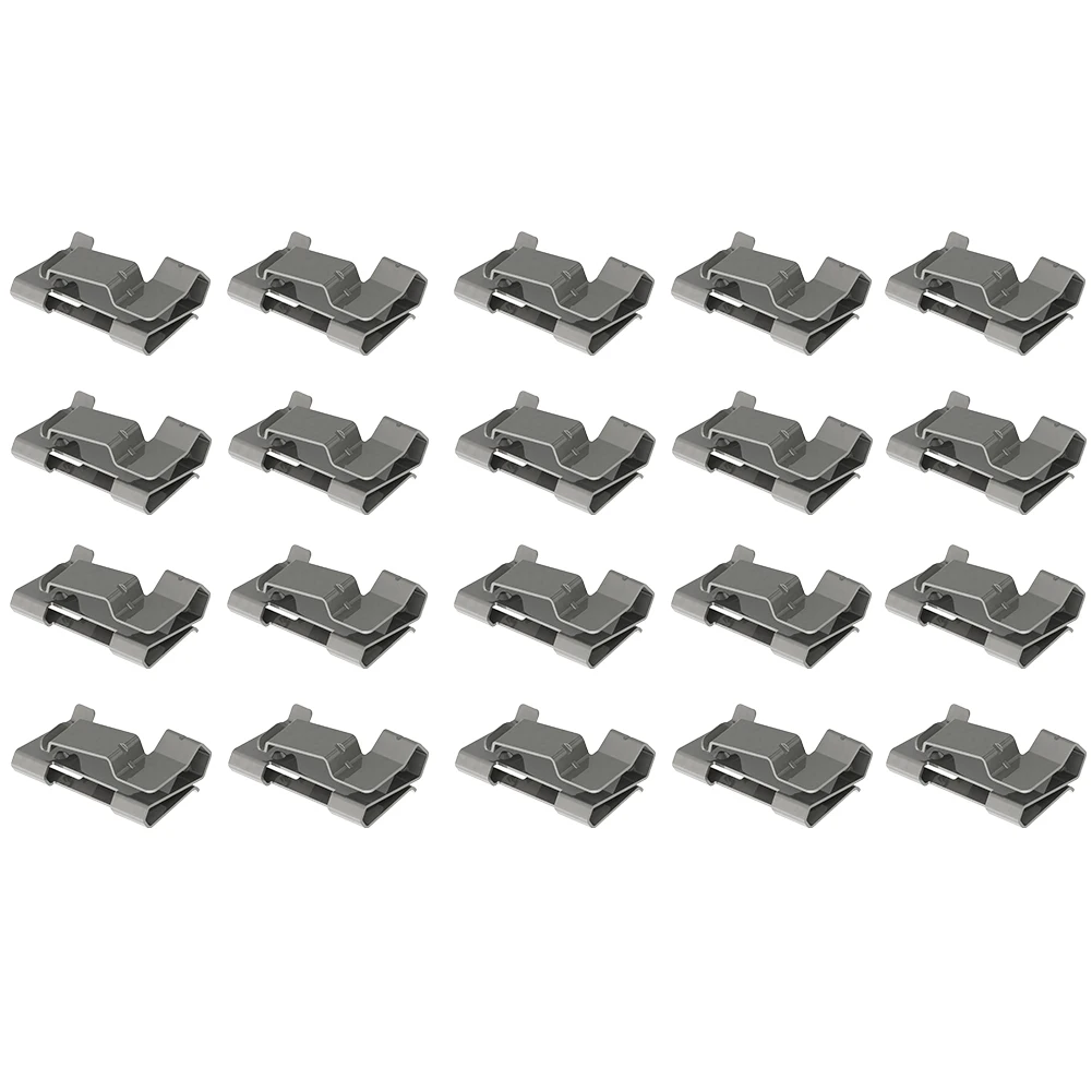 Solar Cable Clips Stainless Steel 304 with Barbed Design 2050Pcs for Secure Management of Photovoltaic and Electrical Cables