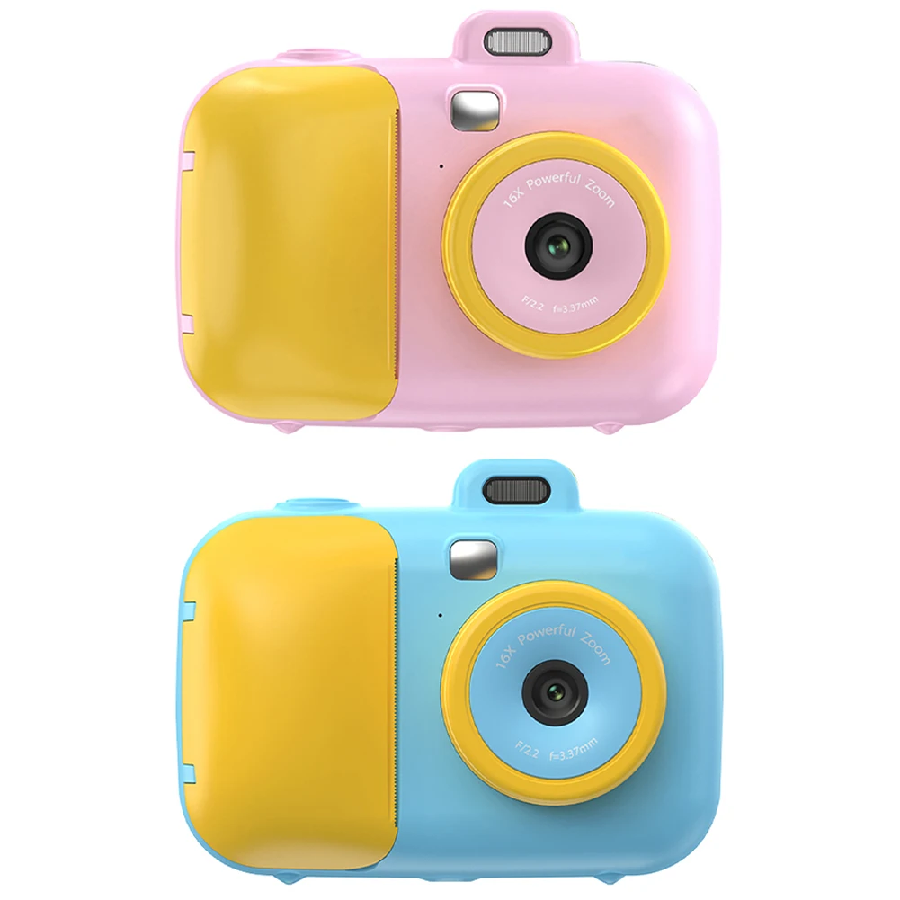 Kids Camera Instant Camera Toddler Camera with 4 Rolls Photo Paper Video Camera for Age 6-12 Boys and Girls Birthday Gifts