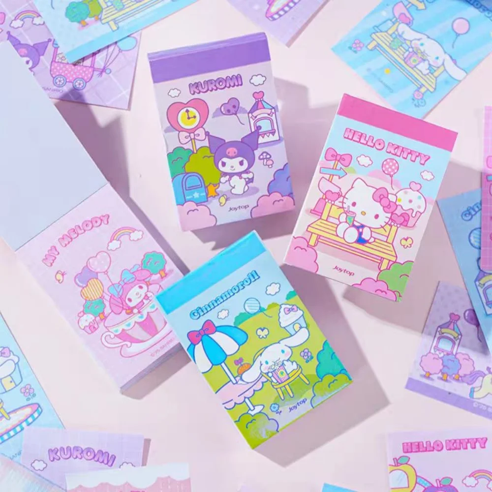 Genuíno sanrio olá kitty kuromi feijão adesivo livro kawaii melodia cinnamoroll dos desenhos animados decoração adesivos livros presentes para meninas