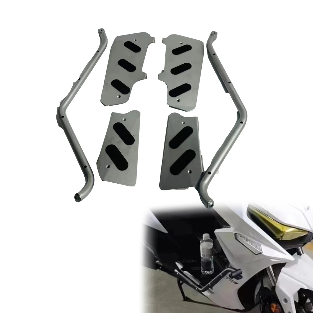 

Motorcycle Engine Guard Highway Crash Bar Frame Protection Bumper For KYMCO H150 RacingH150 RKS150 Accessories