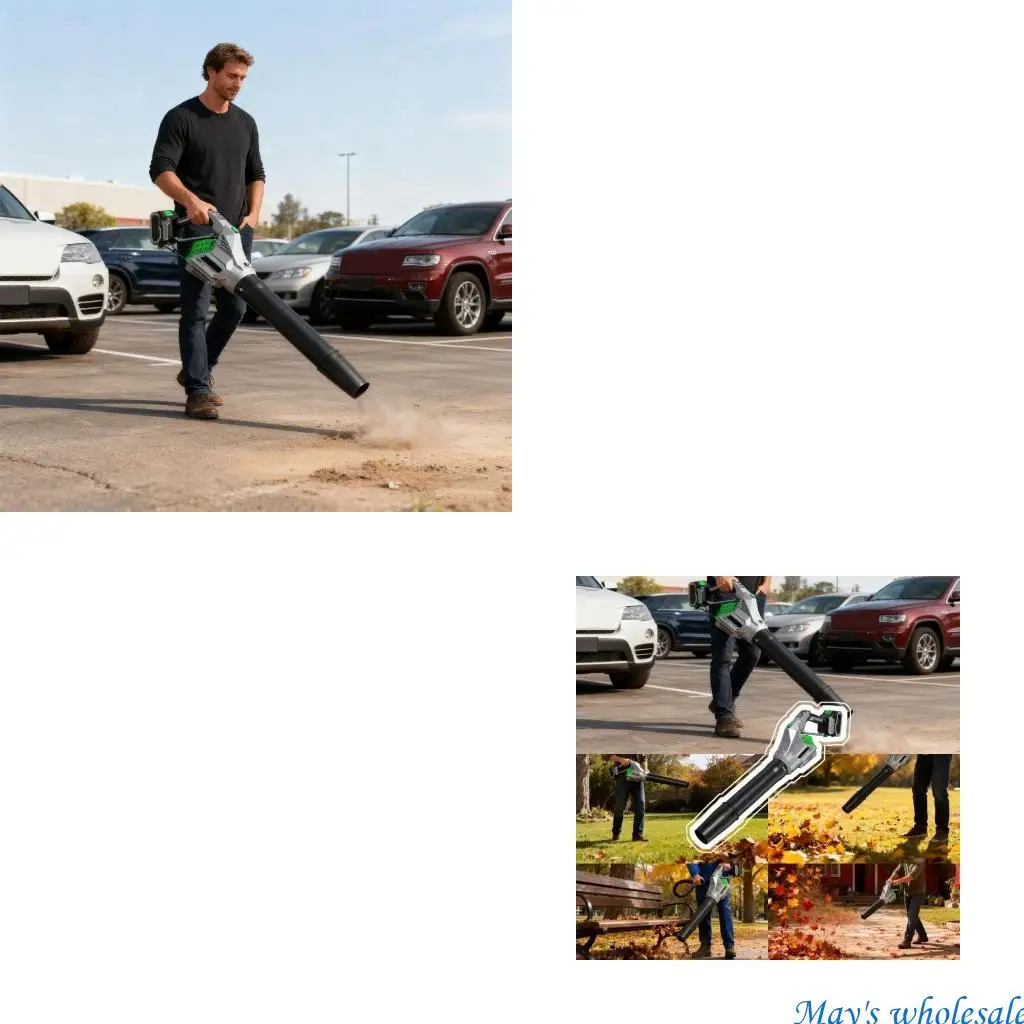 

Rechargeable Battery Powered (not included) Blower For Outdoor Indoor Use MultiSpeed Setting Ergonomic Handle 448A