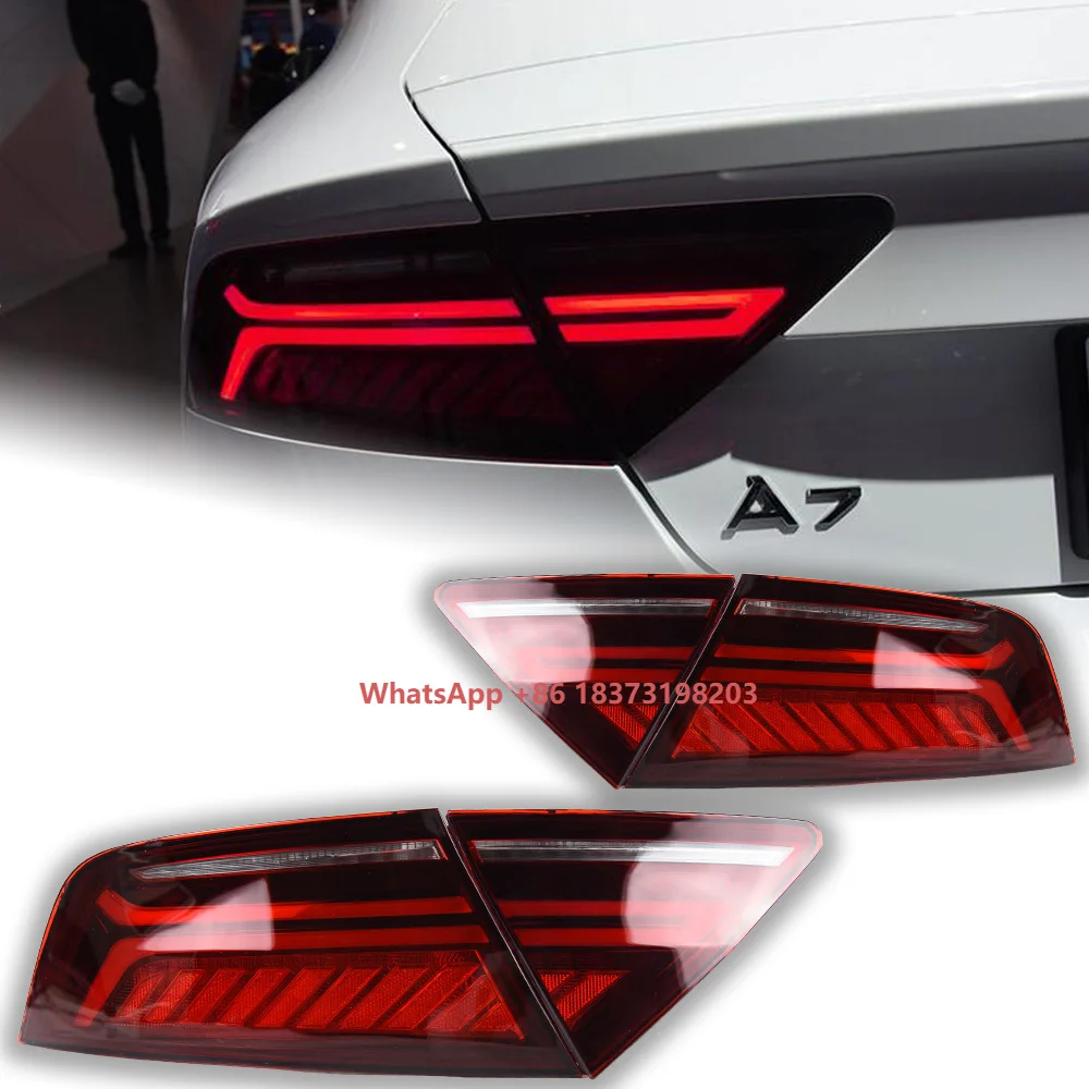 

2011-2018 Rs7 Dynamic Signal Tail Light Animation Rear Stop Brake Reverse Car Lights for Audi A7 Led Tail Lamp Accessories