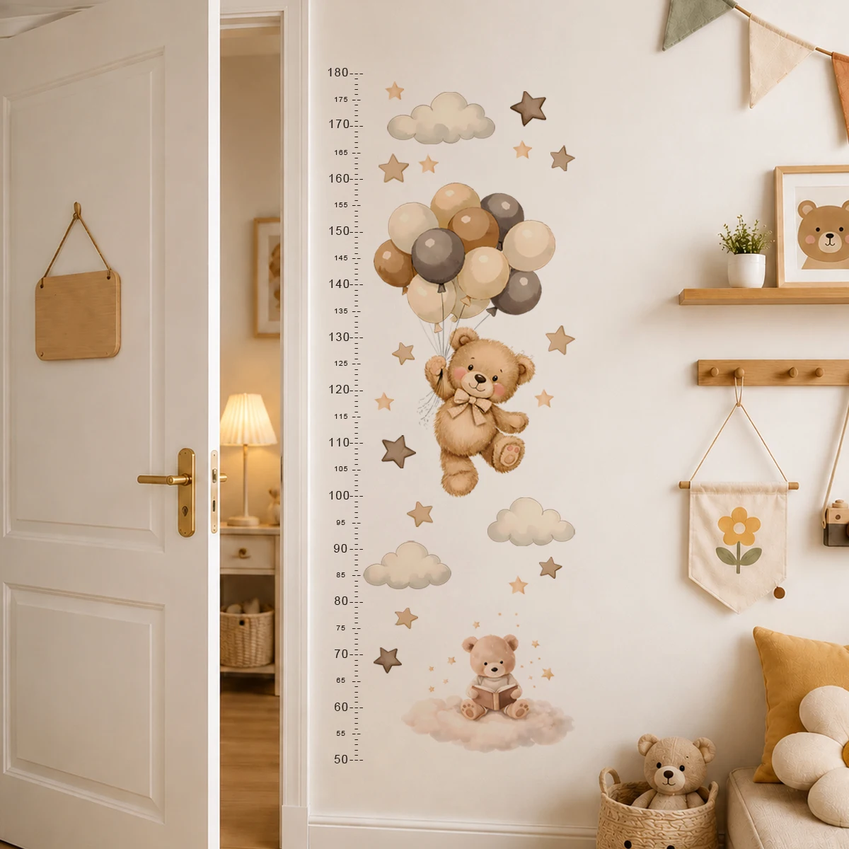 Bohemia Cute Bear Height Chart - огляд і ціна Baby Nursery Furniture