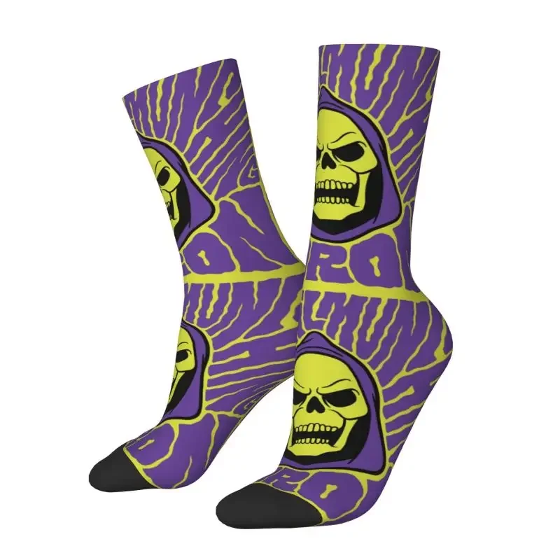 Skeletor Men Women Crew Socks Cool He Man Masters Of Universe Heman 80s Cartoon Novelty Spring Summer Autumn Winter Crazy Socks