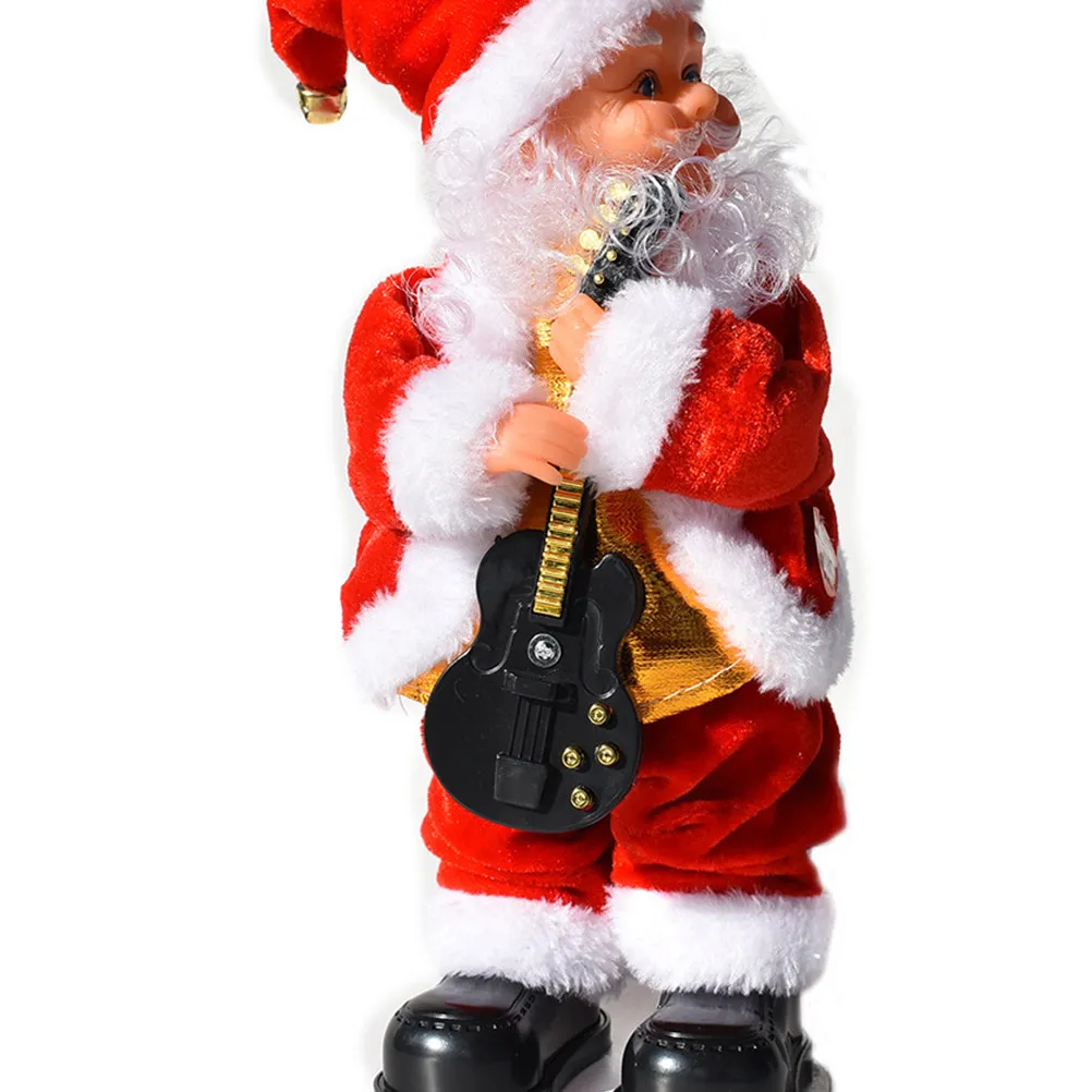 電子サンタクロース-クリスマス音楽プレーヤー-ダンス装飾-子供用ギフト-電池式-お祭りテーマ-ホームディスプレイ