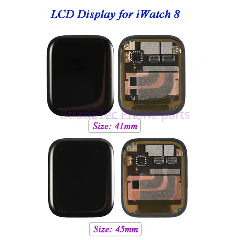 لساعة أبل iWatch Series 8th 41MM 45MM LCD تعمل باللمس محول الأرقام