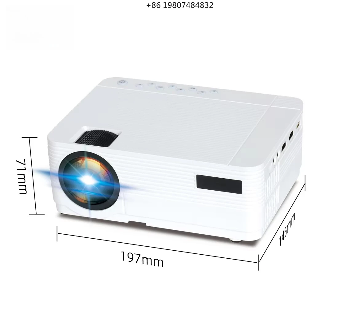

4K Multimedia Features Hot Selling 1080P Portable Home Theater Projector Smart Mini Beamer with