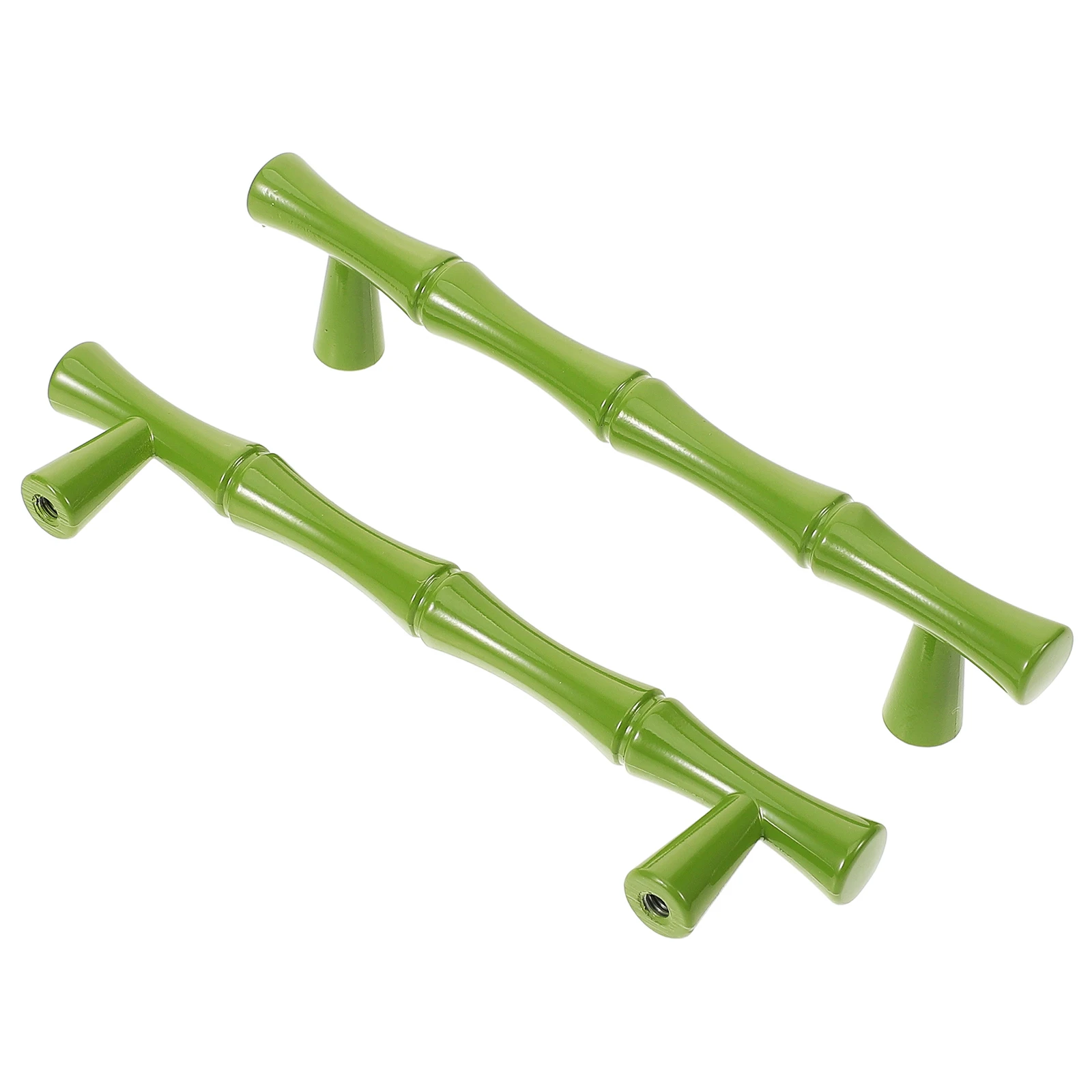 

1 set Bamboo Joint Handle Zinc Alloy Cabinet Door Pull Hardware Small Drawer Pulls Knob for Kitchen Furniture Replacement