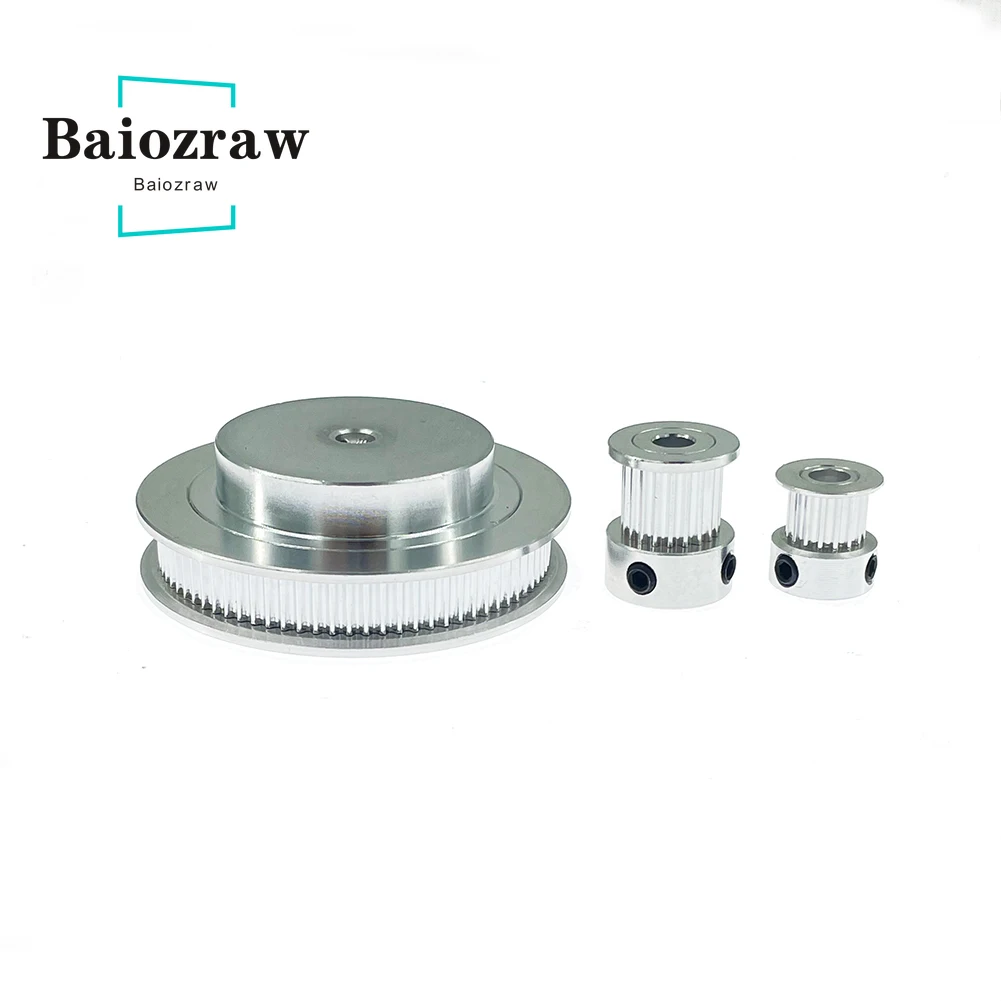 Baiozore واحد Z محرك عدة GT2 80T 20T 16T بكرة 188-2GT-6RF حزام حلقة عمود تحميل 625-2RS ل VORON 2.4 أجزاء الحركة