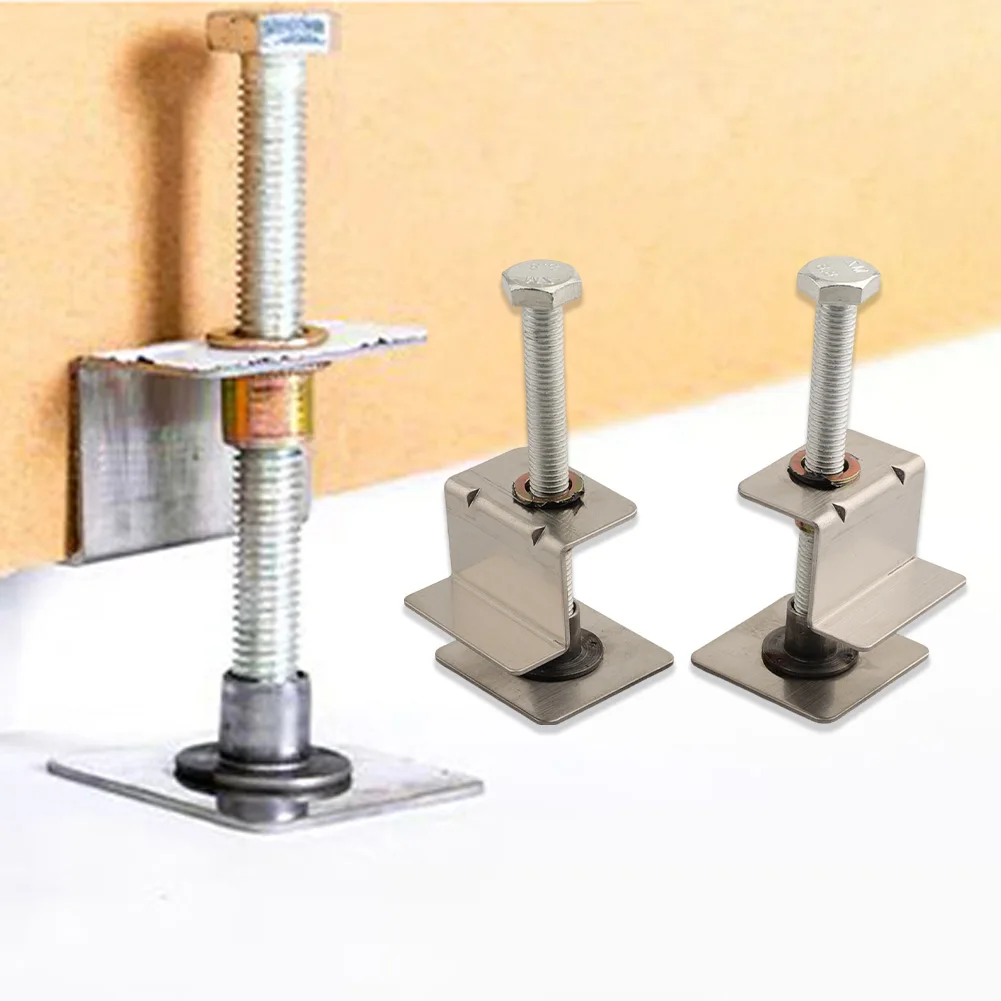 2PCS Tile Height Adjustment Metal Regulator Wall Tile Locator Lifter Leveler Tile Leveling Tool For DIY Projects Tile Laying