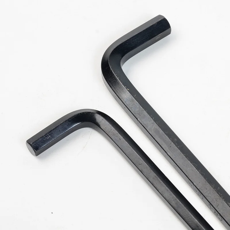 Hexagon Wrench Batch Set Bright Black Spherical Extended/Medium Long Hexagon Wrench 9-piece General Combination