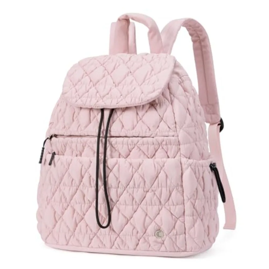 

CLUCI Puffy Quilted Backpack Purse for Women, Casual Lightweight Daypack for Women Travel Purse