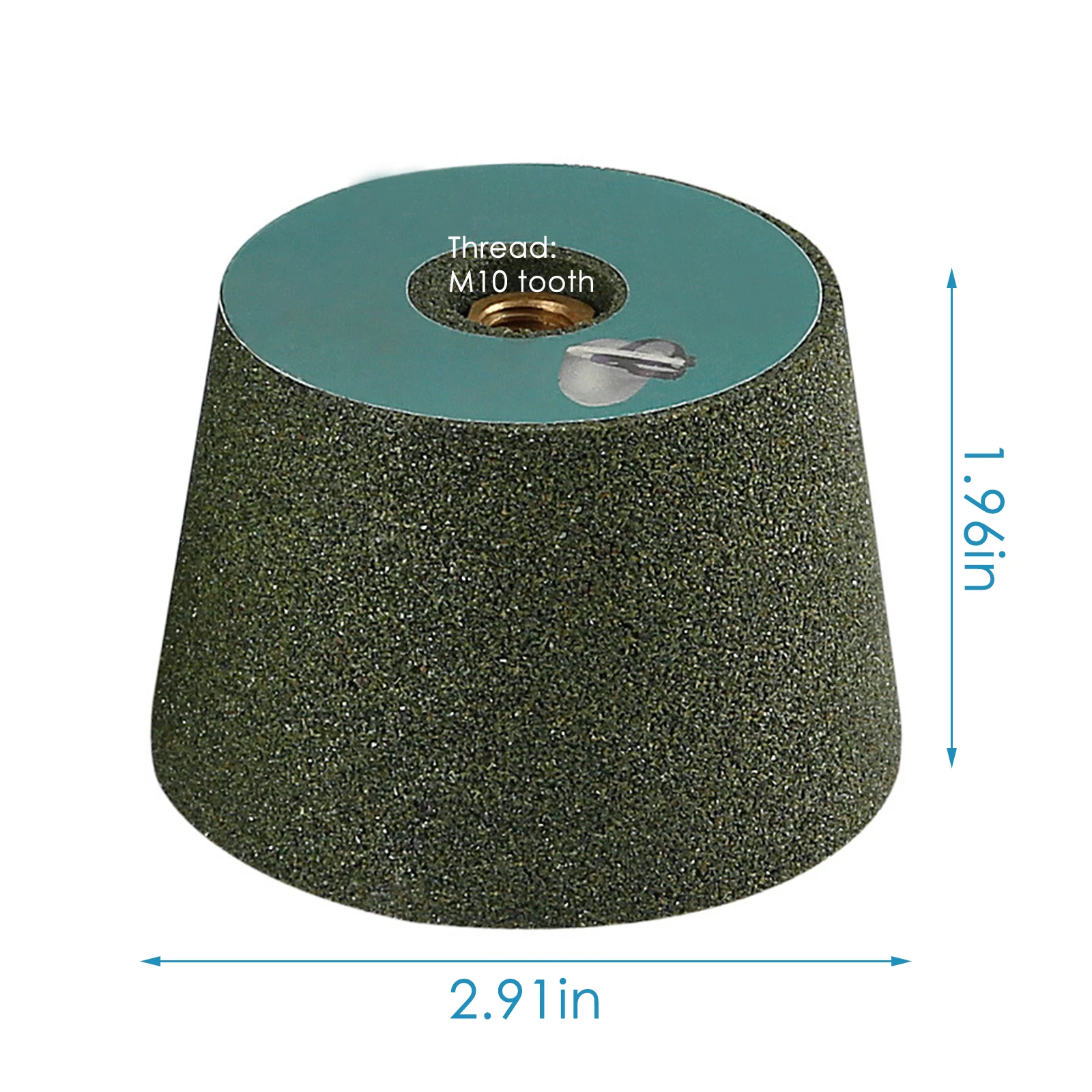 100 Type Angle Grinder Stone Grinding Head Grinding Polishing Trimming Carbide Angle Head Polishing Wheel Green Emery Cup