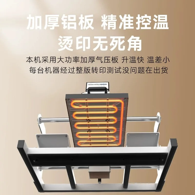 Automatic Pneumatic Double Station Press Machine Shirt Sublimation Printing Heat Transfer
