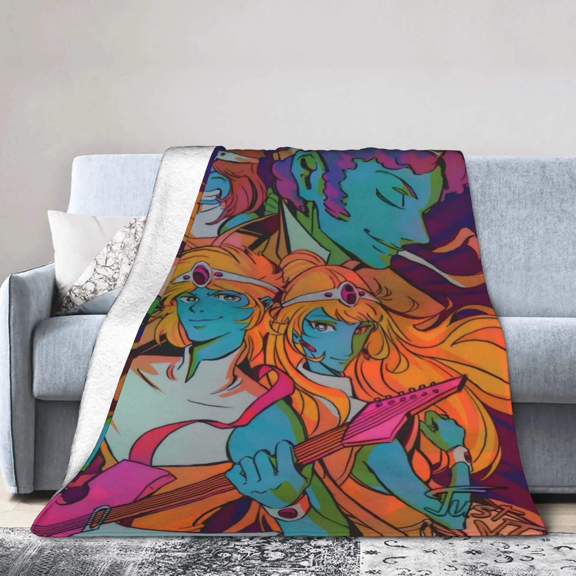 Stella Octave Arpegius Baryl Wool Blankets Interstella 5555 Novelty Throw Blanket for Home 200x150cm Plush Thin Quilt