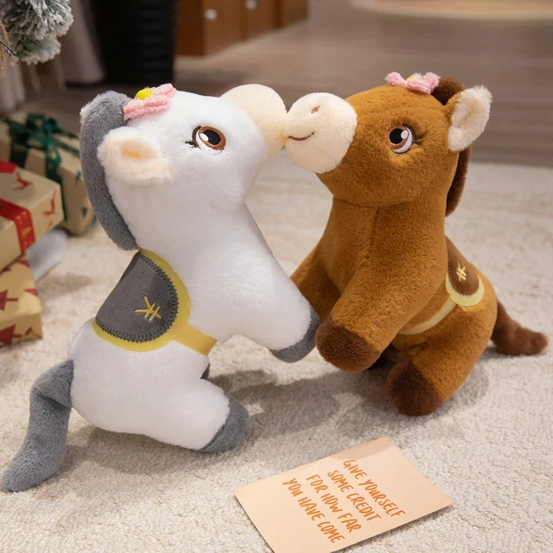 

Creative Wealth Pony Plush Toys Cozy Stuffed Cartoon Dollar Little Horse Doll 2026 New Year Mascot Cute Friends Blessing Gift