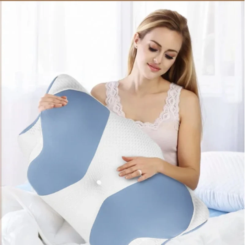 2024 New Ergonomic Memory Foam Cervical Pillow-Neck And Shoulder Support Adjustable For Side Back Stomach Sleepers Memory Cotton