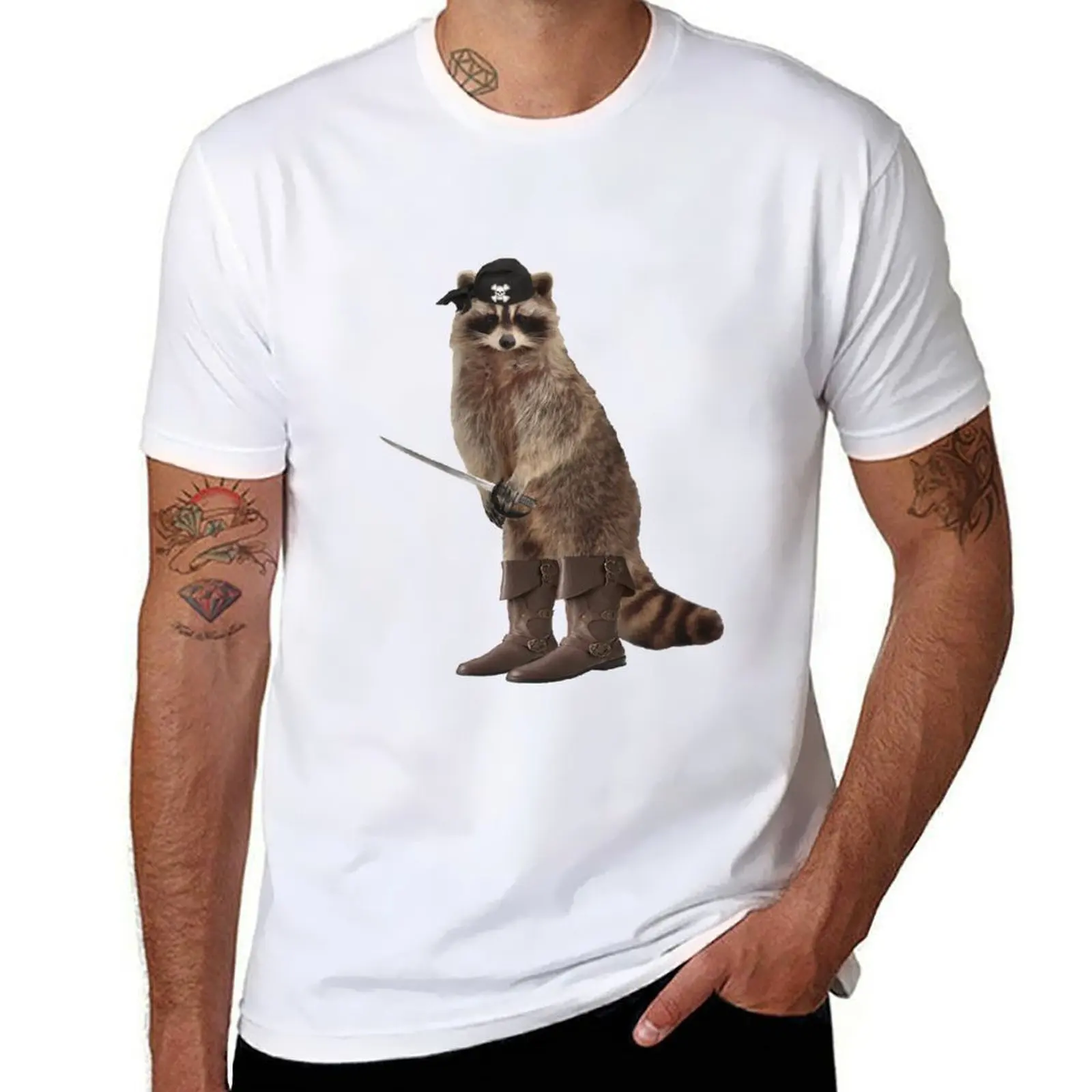 

Pirate Raccoon T-Shirt t shirts designer funny t shirts man T-Shirt