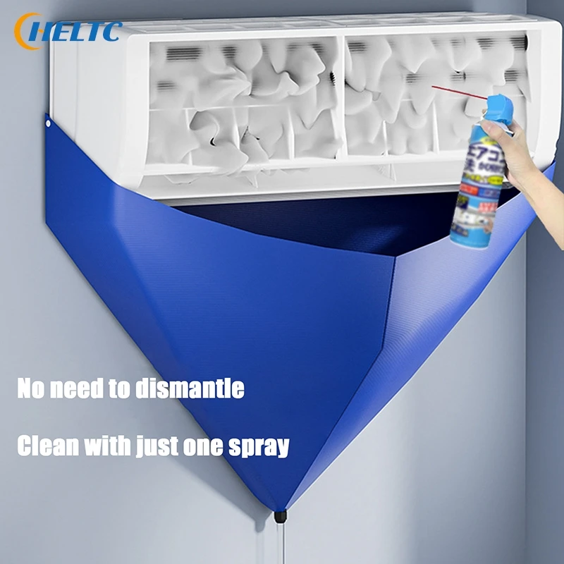 

1pc/1set Air Conditioning Cover Full of Cleaning Tool Special Water Bag Inside Machine Outside Machine Hang Up General Cleaning