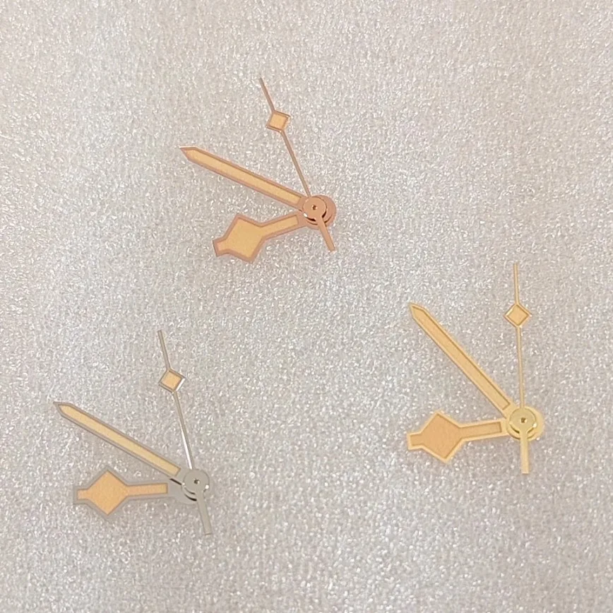 시계 핸드 실버 로즈 골드 그린 야광 핸드, NH35, NH36, 4R36, 자동 무브먼트