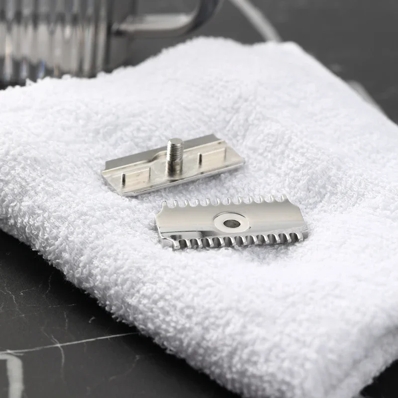 Yaqi 0,7 мм лезвие Gap из нержавеющей стали 316, восток 70OC, полированная двойная расческа, безопасная бритвенная головка для высококачественной портативной бритвенной головки