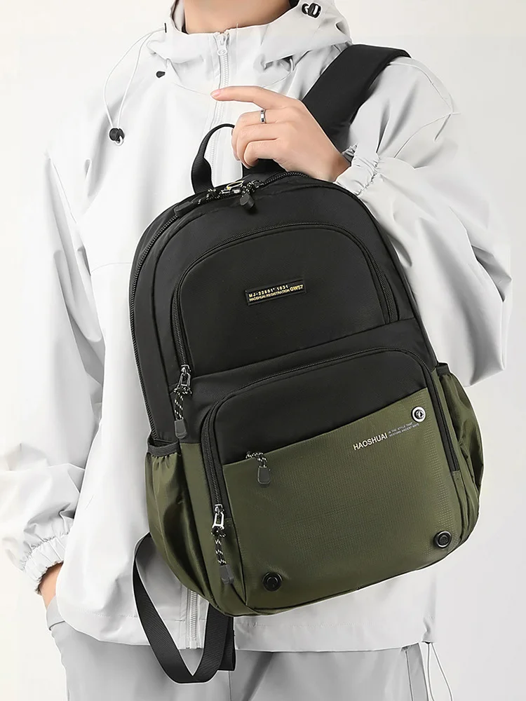 45x30x16 سنتيمتر حقيبة لابتوب جديد الرجال على ظهره في الهواء الطلق الترفيه حقيبة سفر خفيفة الوزن وعصرية وعصرية الرجال على ظهره