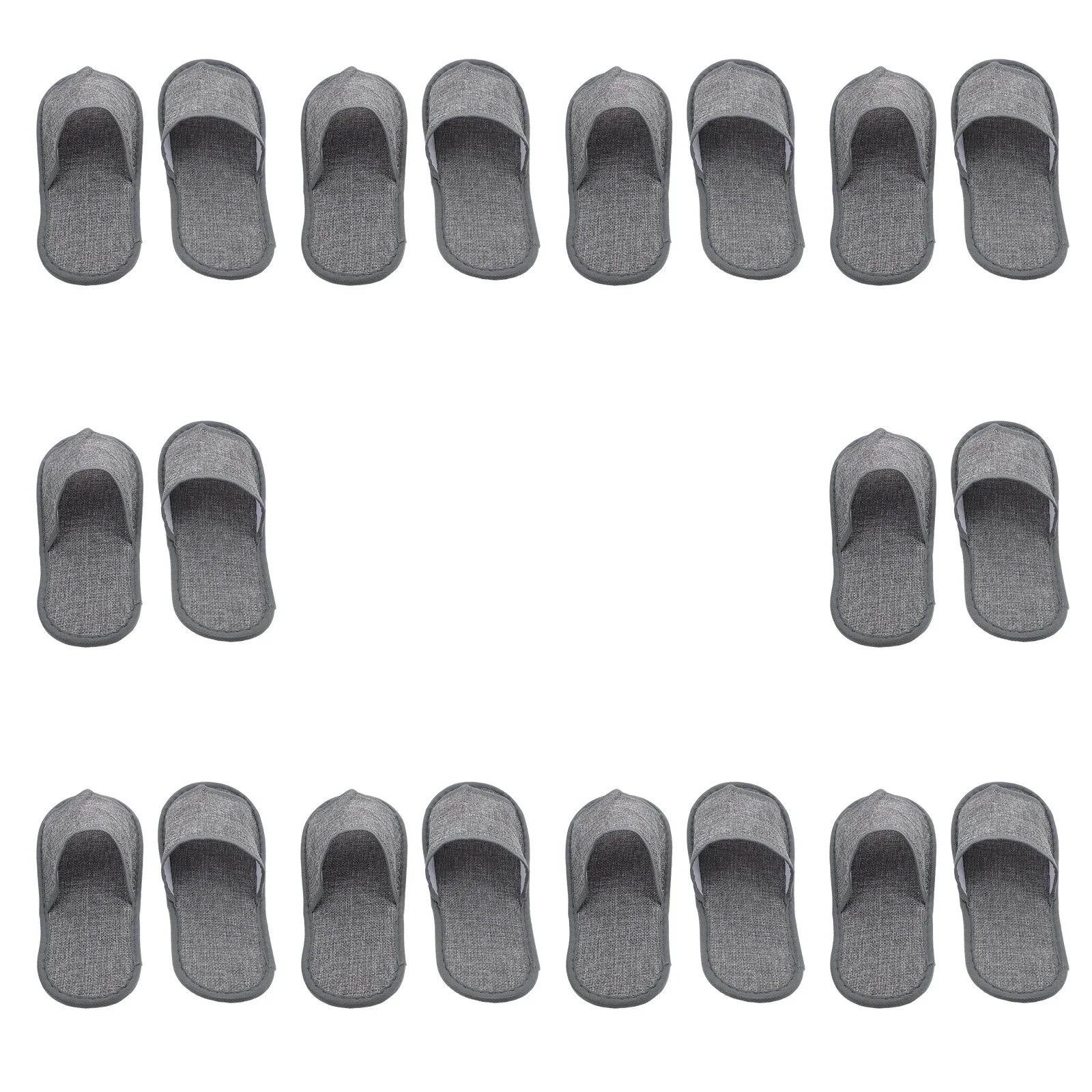 10Pairs Anti-Skid Disposable Slippers Supple Material Hotel Guest Travel Indoor Spa Slippers Disposable Footwear