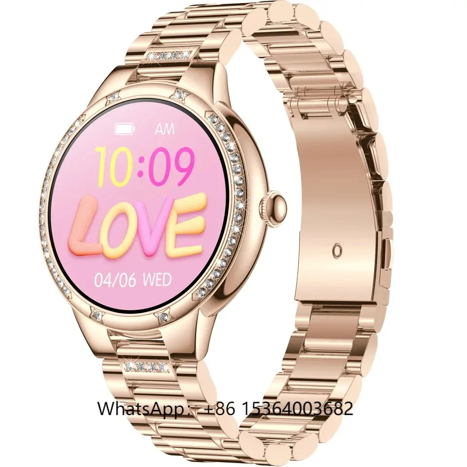 

2024 Fashion Design Women Reloj Intelligent Waterproof IP67 L68B Smart Watches BT Calling Voice Assistant