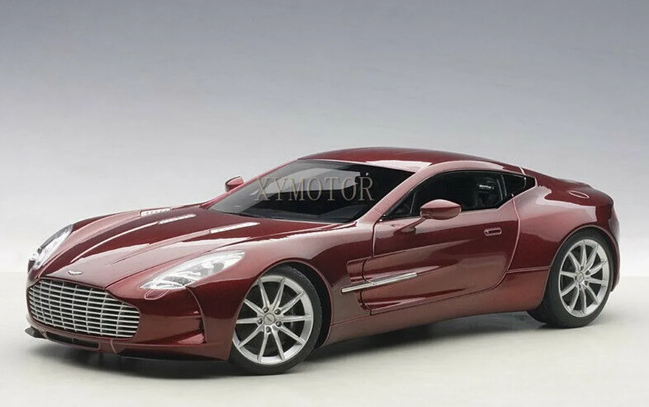 1/18 AUTOart 70245 For ASTON MARTIN ONE 77 Diecast Model Car DIAVOLO RED/Blue Gift Collection Ornament Display Metal,Plastic