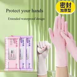 50/30pcs Nitrile Gloves Latex Food Grade Safe Durable Glove Disposable Beauty Household Cleaning Kitchen Cook Dishwashing Glove