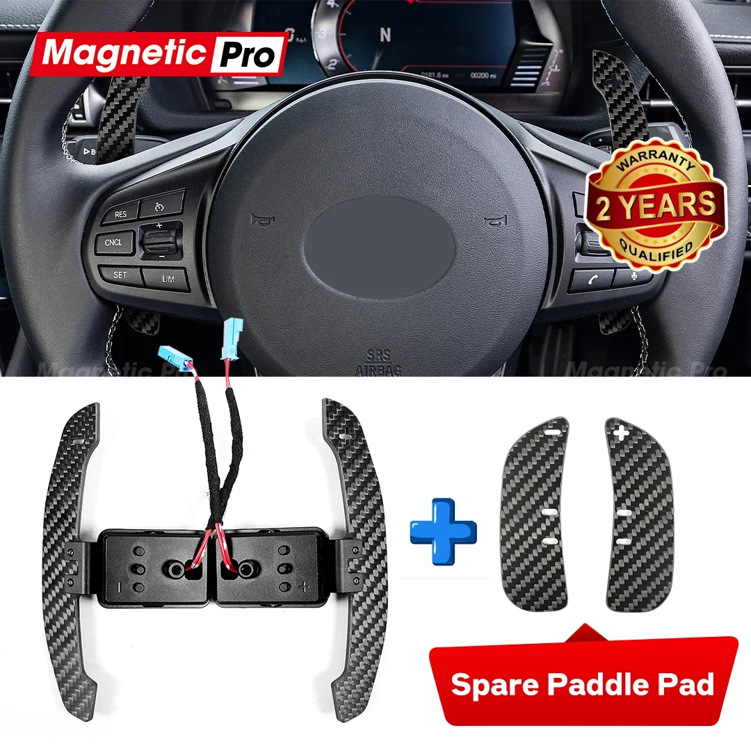 

100% Real Carbon Fiber Magnetic Paddle Shifters for Toyota A90 Supra MK5