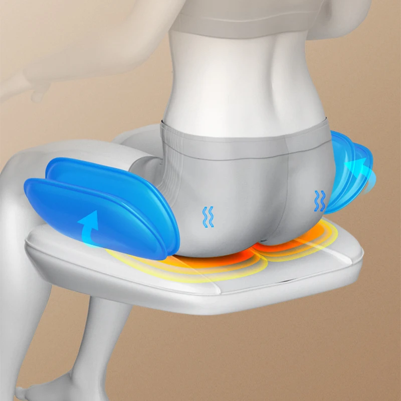 Poduszka do masażu całego ciała Elektryczne krzesło do masażu Poduszka biurowa Mata wibracyjna Podgrzewana poduszka powietrzna do szyi i pleców Squezz LEK-909C