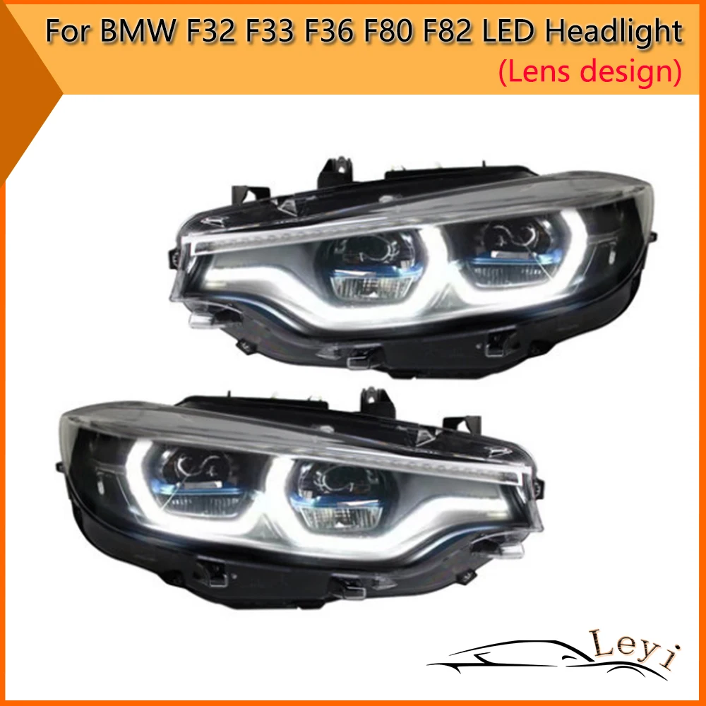 Headlights Assembly For BMX F32 F33 F36 F82 F83 GTS Daytime Running Light Sequential Signal Far And Near Head Lamp Accessories